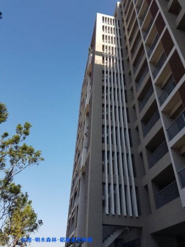 麗莊建設-台南明水森林-鋁格柵工程